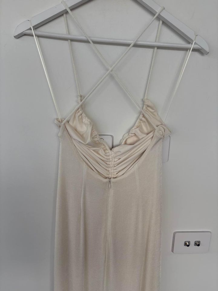 Misha cream jumpsuit - size 10