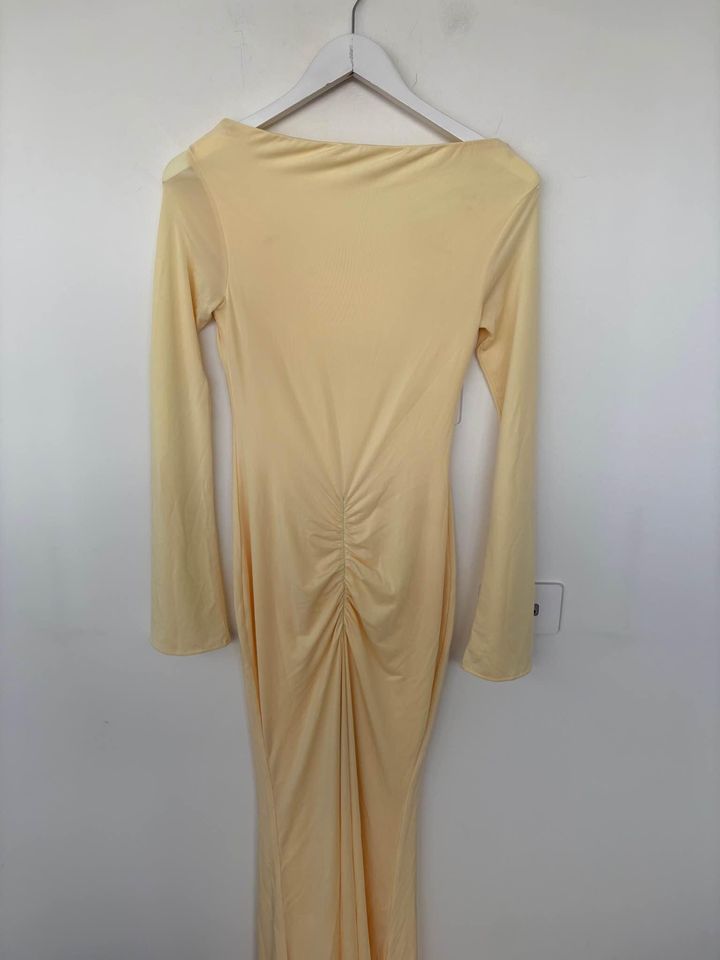 Meshki yellow maxi dress - size small