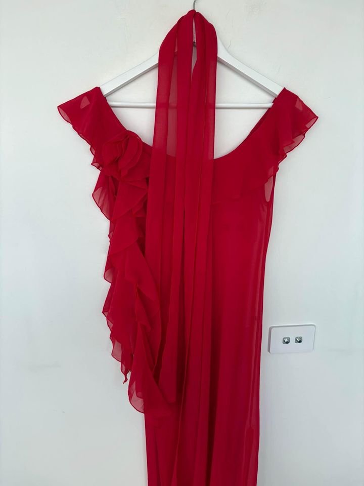 DZO red maxi dress - size small