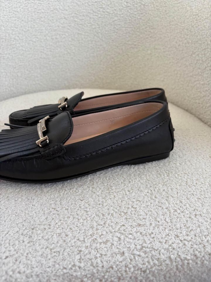 Tods gold trim loafers - Size 36