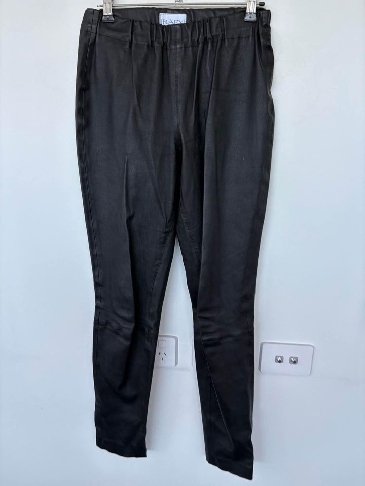 Raey Leather Pants - size 8