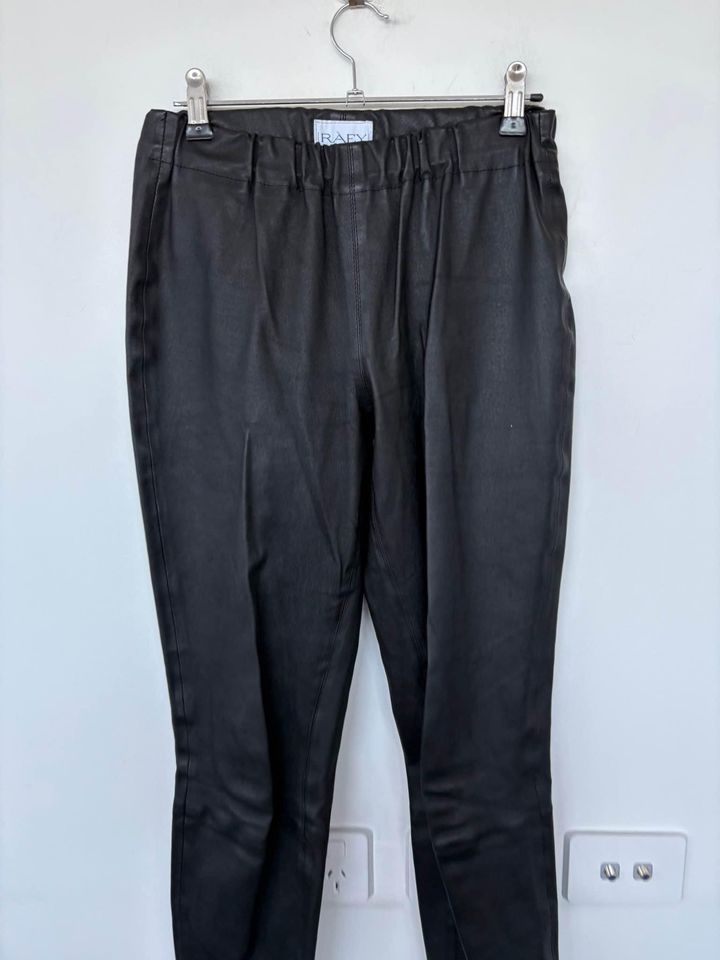 Raey Leather Pants - size 8