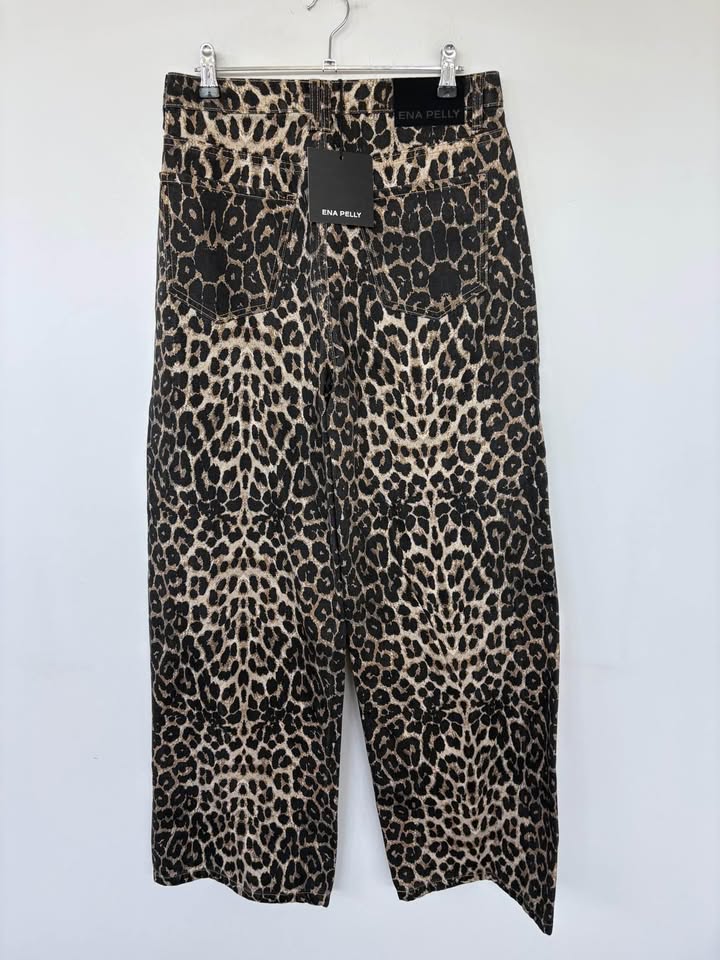 Ena Pelly Cheater Print Jeans - CURRENT SEASON size 28