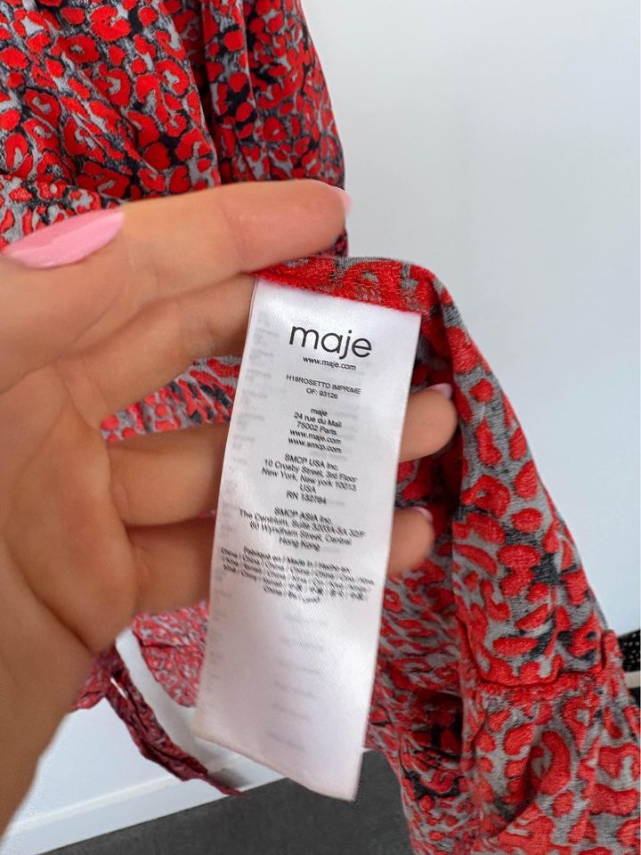 Maje Mini Wrap Dress - size 1