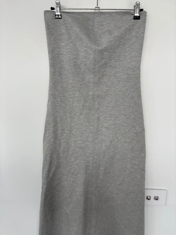 Bassike Strapless Dress - size 0