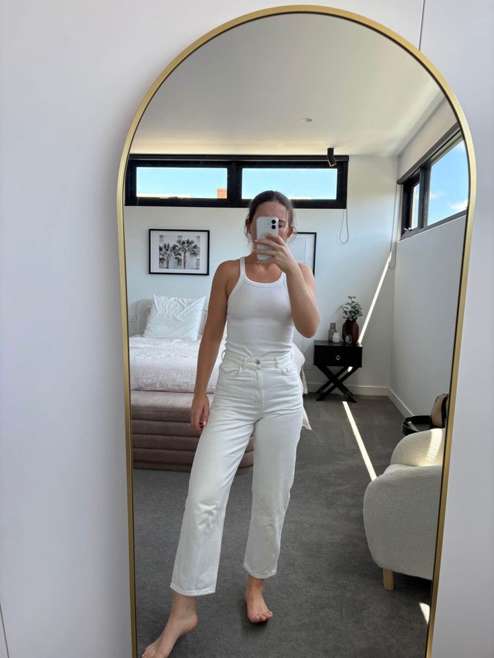 Cos White Jean - size 25