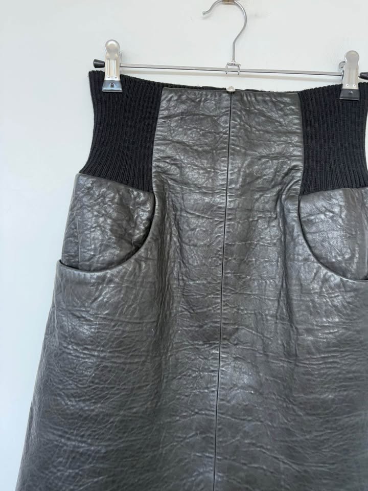 Kit X Leather Skirt - size 8