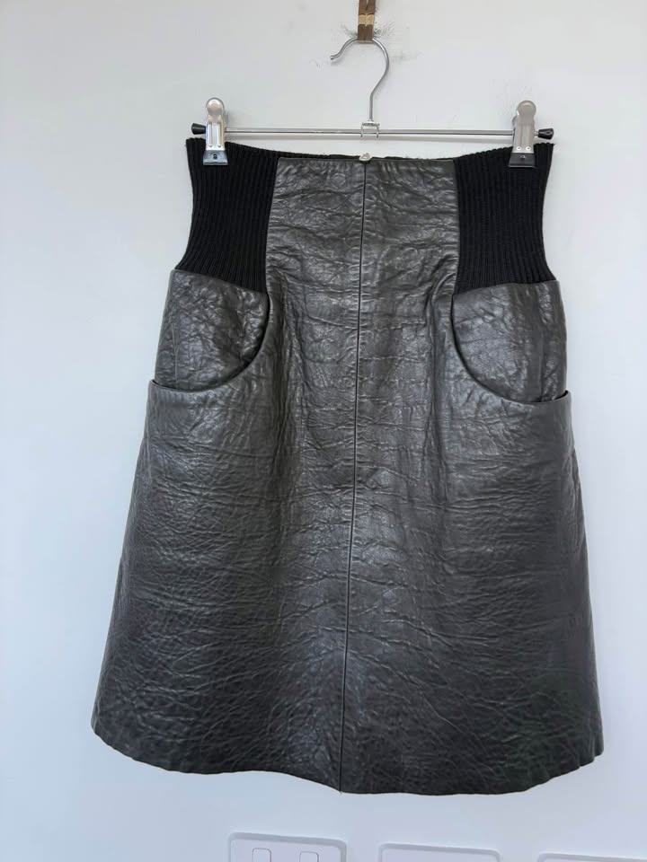 Kit X Leather Skirt - size 8