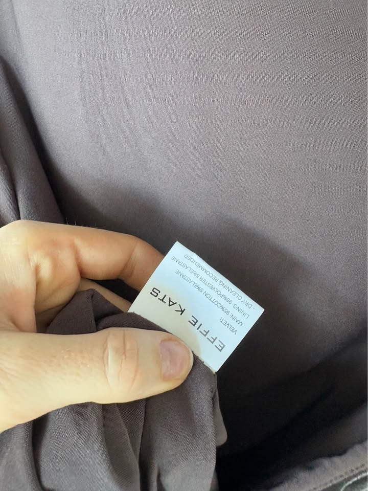 Effie Kats Velvet Mini - size xs