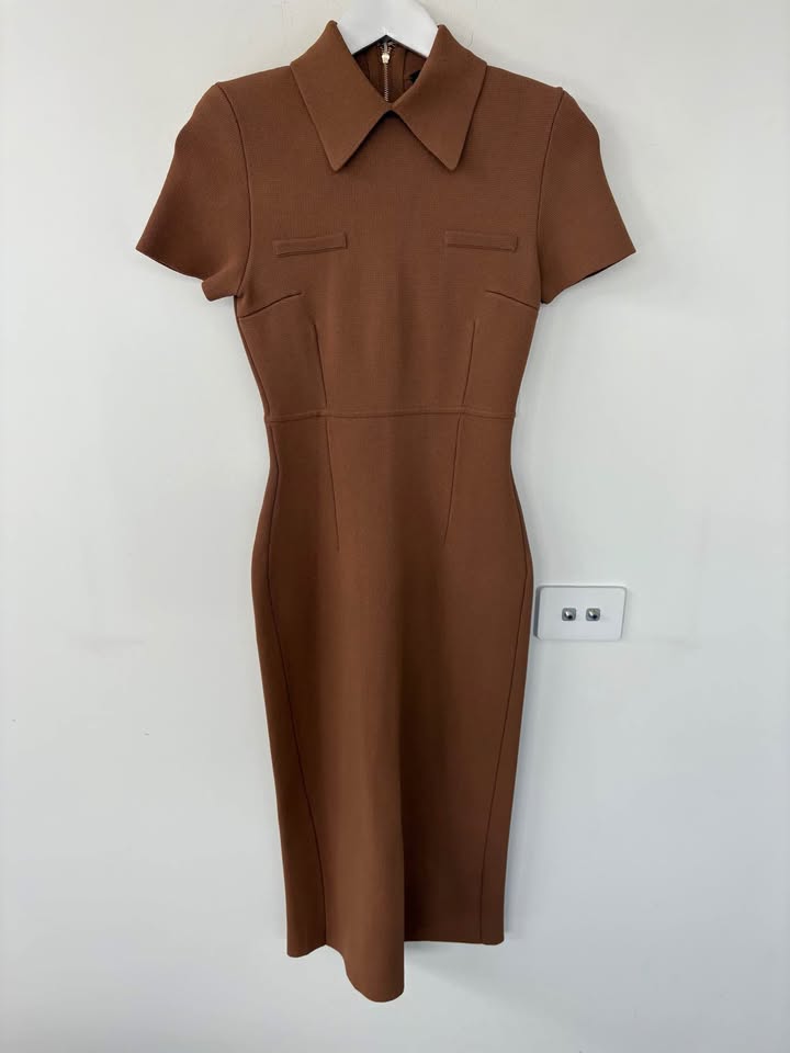 Scanlan Theodore Crepe Knit Dress - size xs