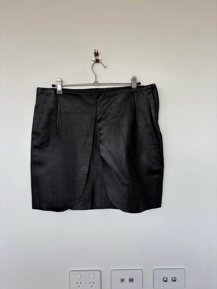 Viktoria and Woods Leather Skirt - size 2