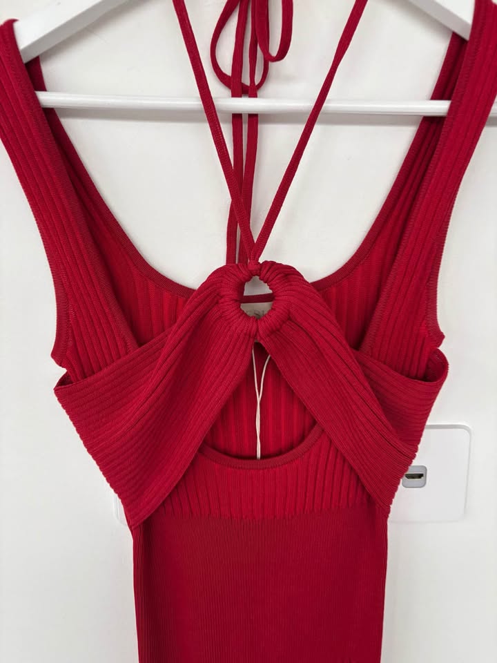 MESHKI Red Dress - size xs