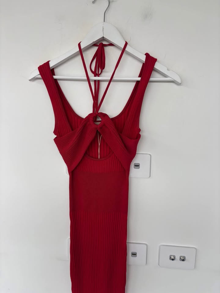MESHKI Red Dress - size xs