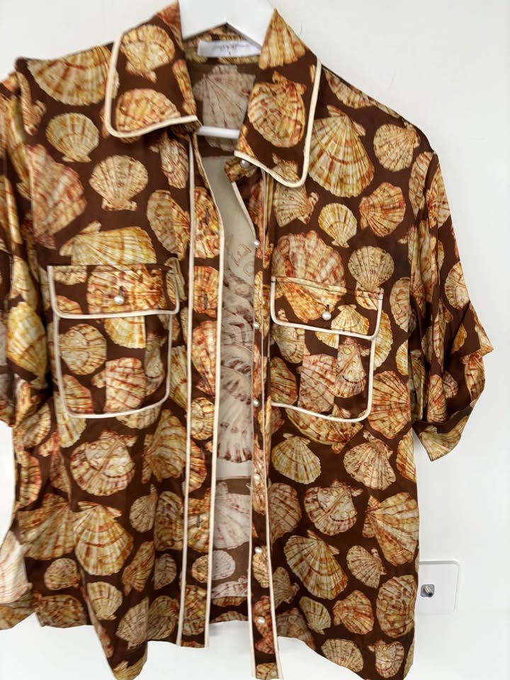 Odet Silk Shirt - size small