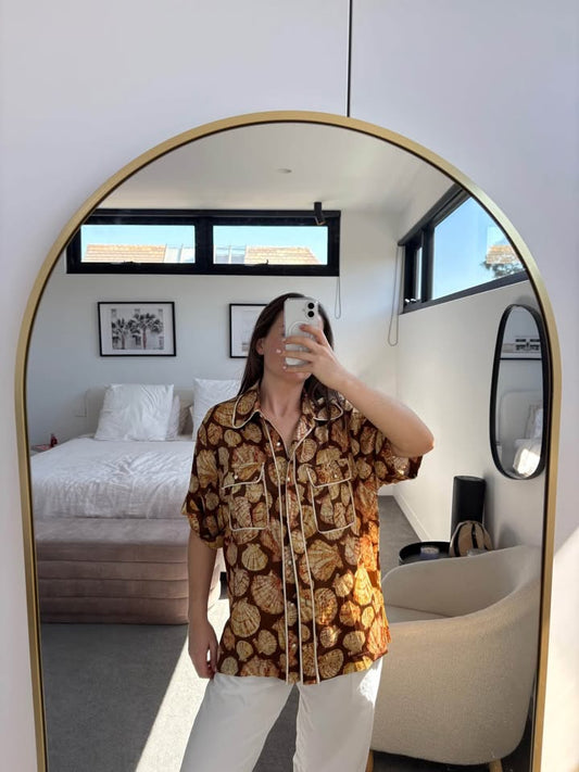 Odet Silk Shirt - size small