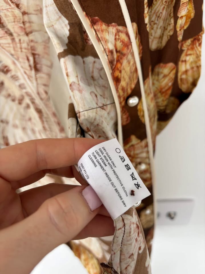 Odet Silk Shirt - size small