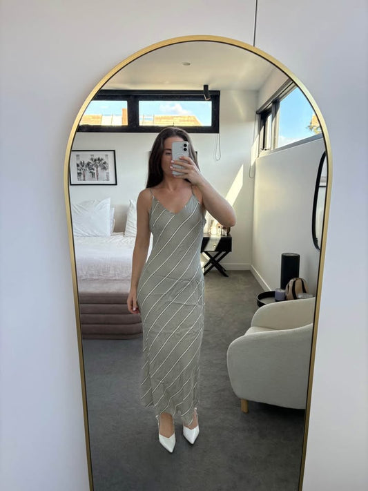 Nude Lucy Slip Dress - size medium