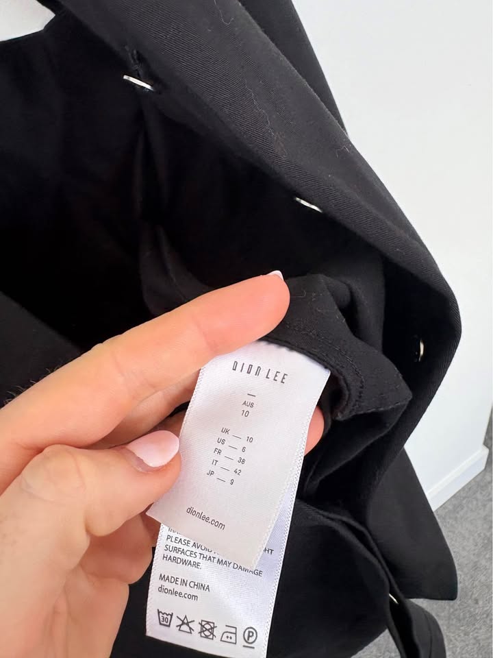 Dion Lee Mini Dress - size 10