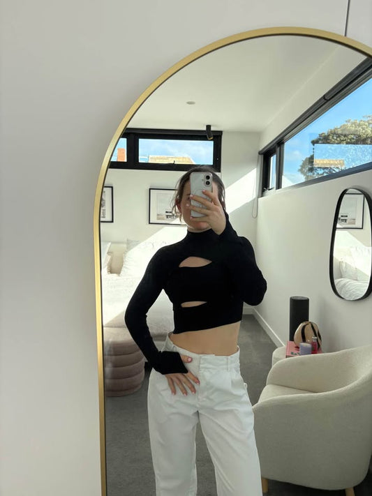 Hanwen Knit Top - size xs