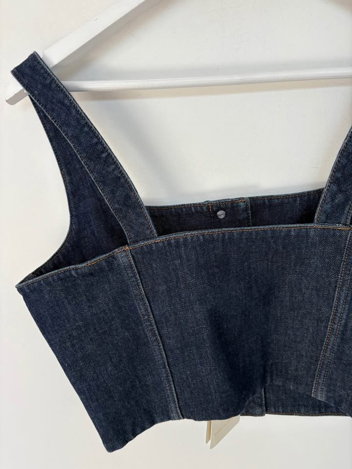 Scanlan Theodore Denim Crop - size 8