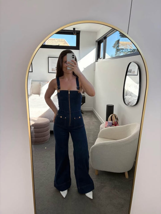 Alice McCall Denim Jumpsuit - size 6