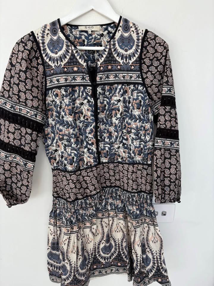 Sea New York Mini Dress - size 4 (8 aus)