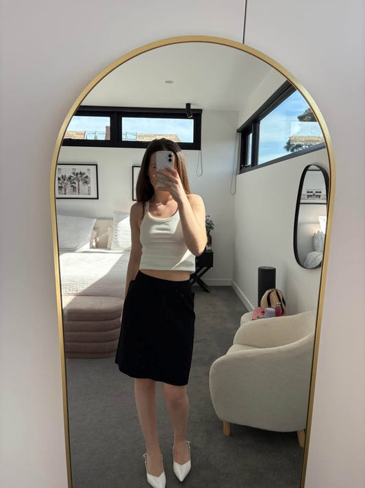 Scanlan Theodore Crepe Skirt - size medium