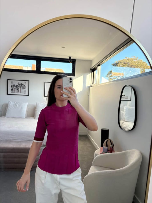 Camilla and Marc Knit Tee - size small