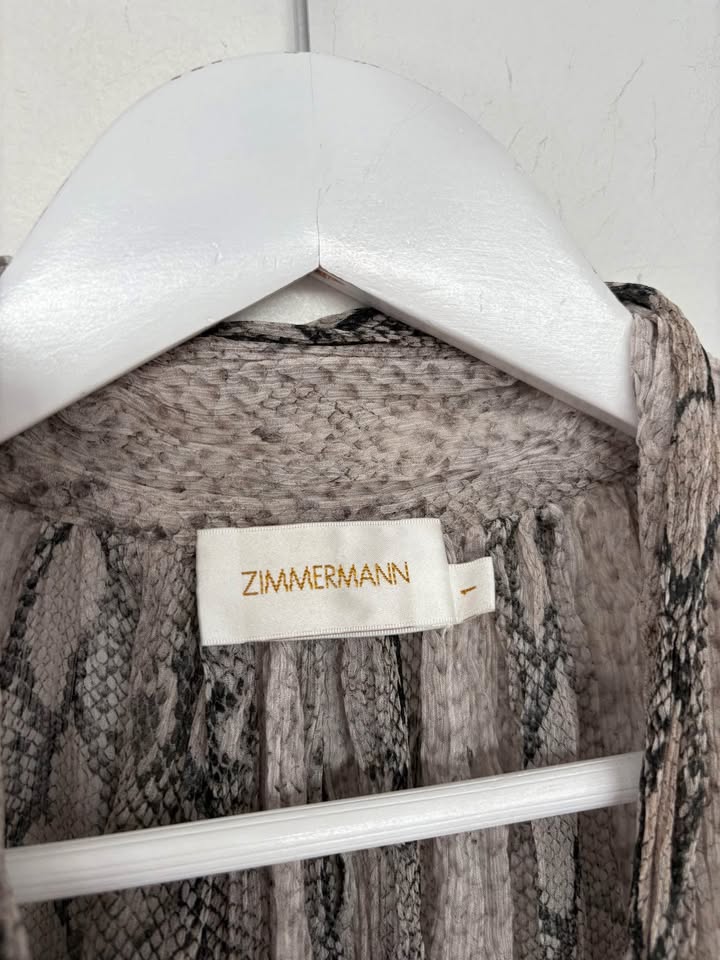 ZIMMERMANN Snakeskin Set - size 0P/1