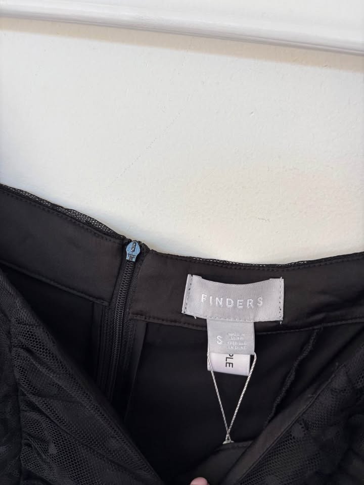 Finders Lace Mini Dress - size small