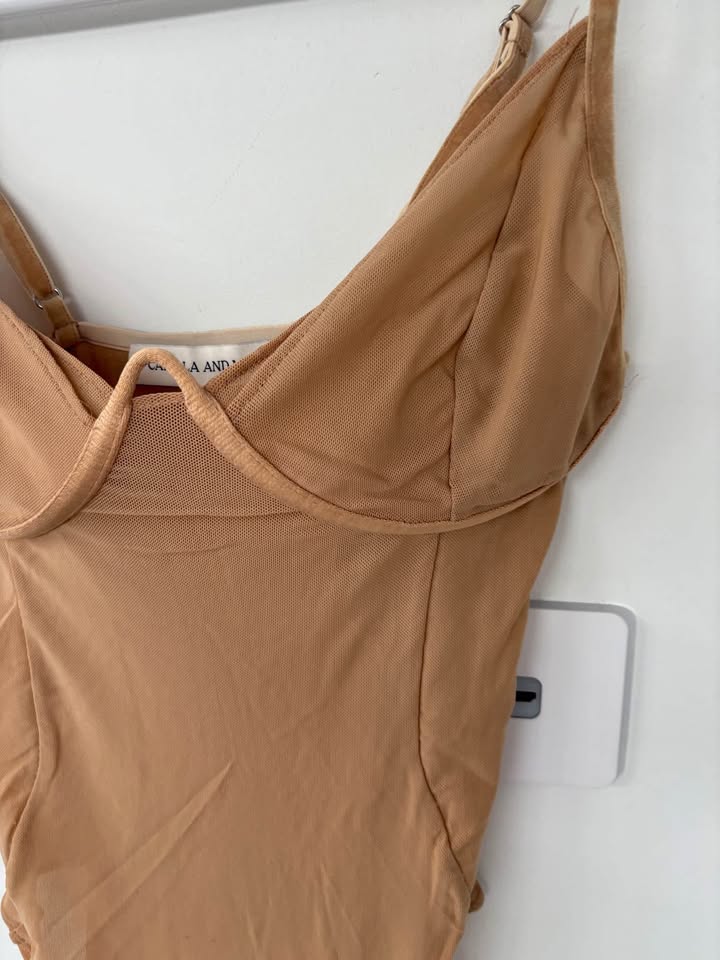 Camilla and Marc Mesh Bodysuit - size 8