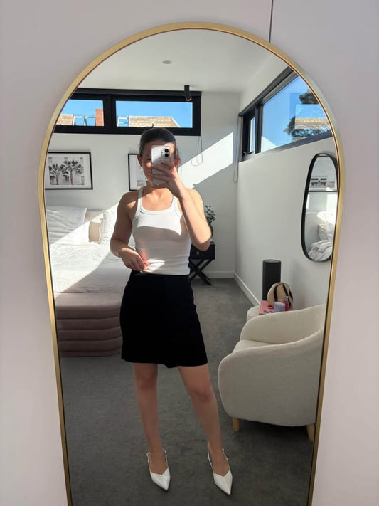 Scanlan Theodore Crepe Skirt - size 8