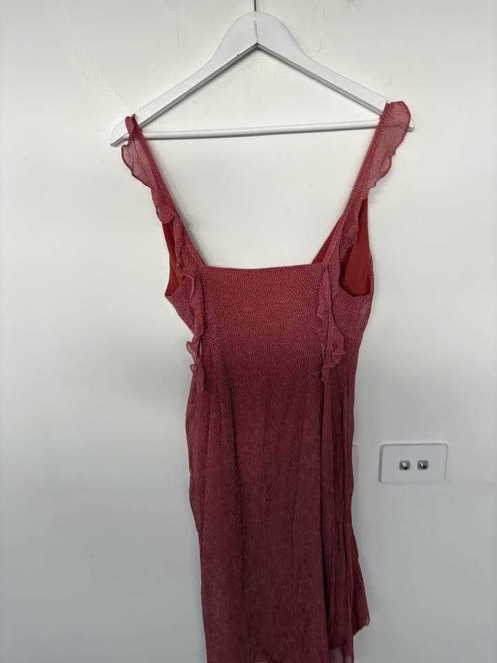 Bec and Bridge Silk Wrap Dress - size 8
