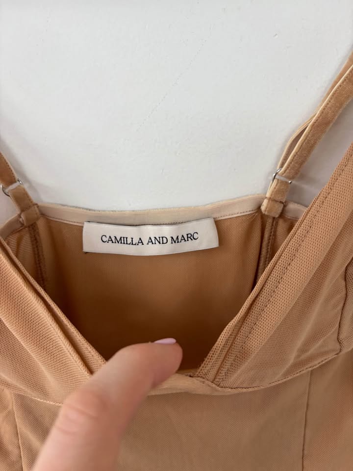 Camilla and Marc Mesh Bodysuit - size 8