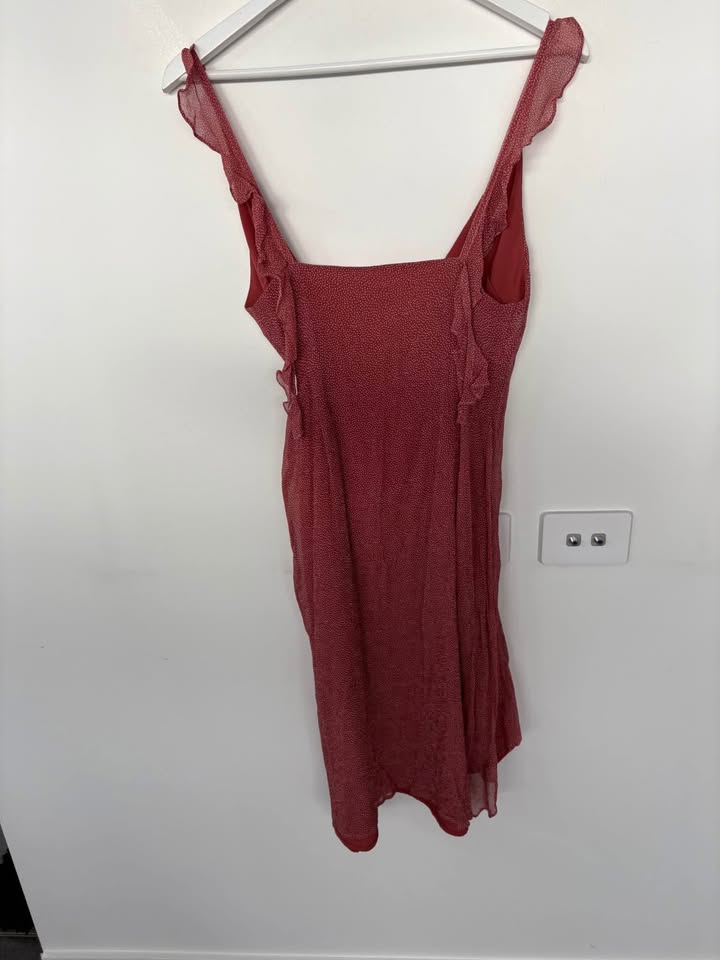 Bec and Bridge Silk Wrap Dress - size 8