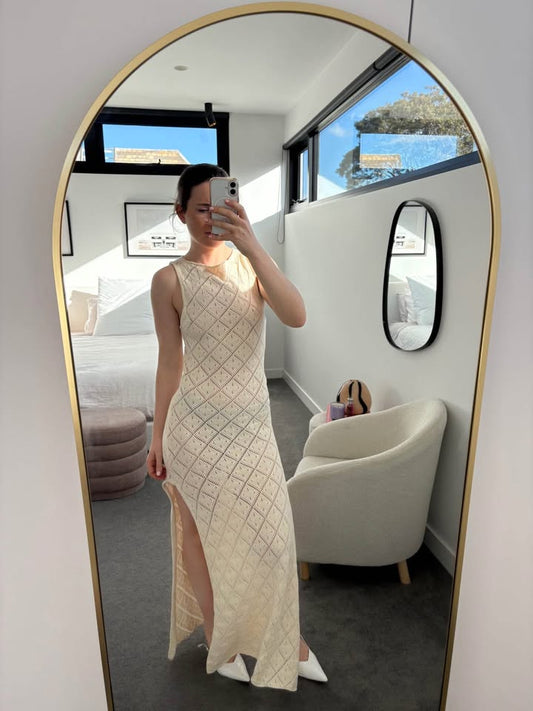DISSH Crochet Knit Dress - size xs