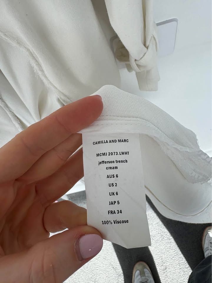 Camilla and Marc Coat - size 6