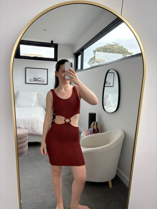 HUNZA G Mini Dress - one size