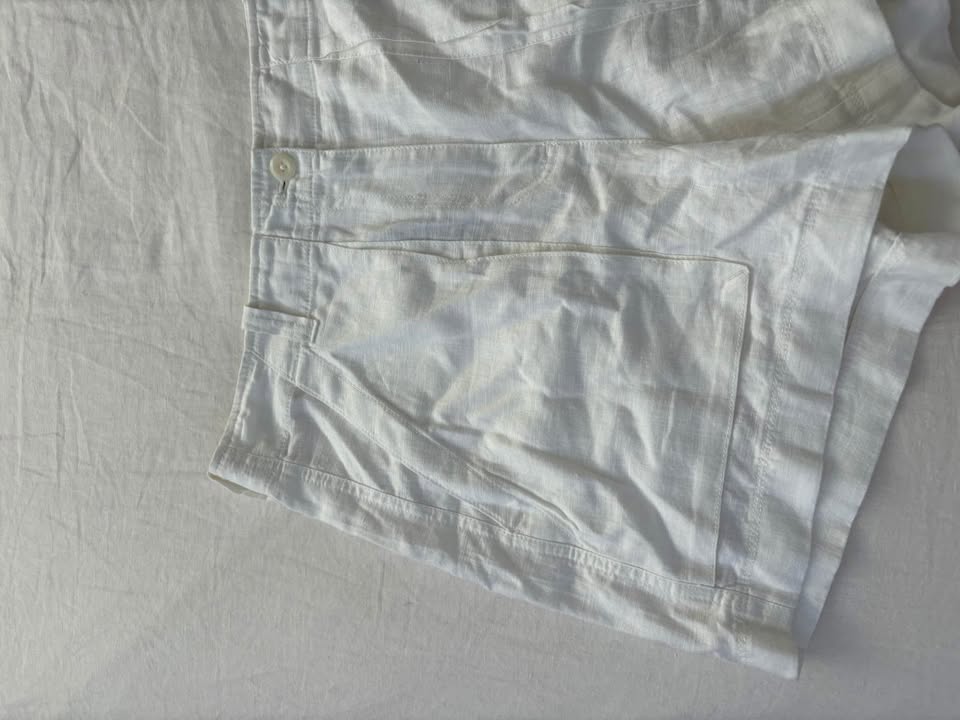 J Crew Linen Shorts - size 10 (14 aus)