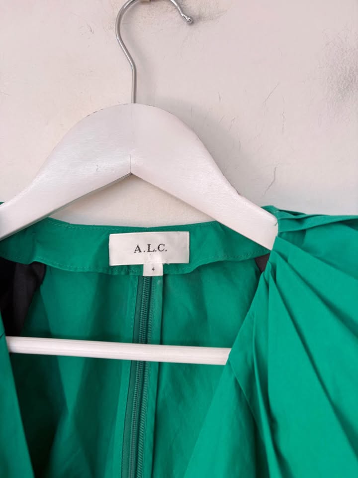 ALC Green Mini Dress - size 4