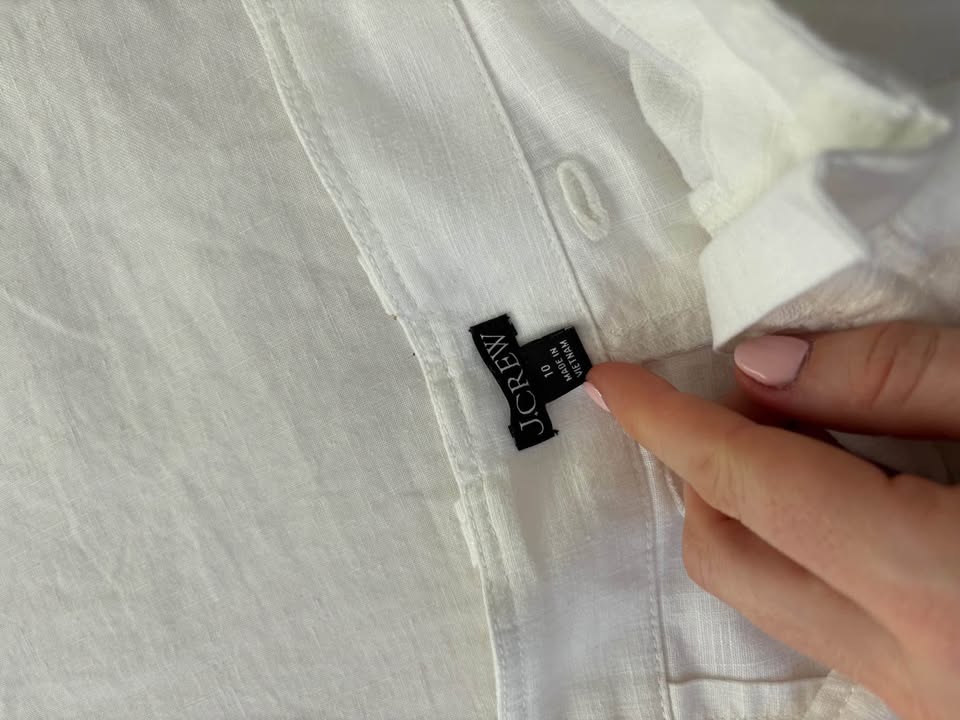 J Crew Linen Shorts - size 10 (14 aus)