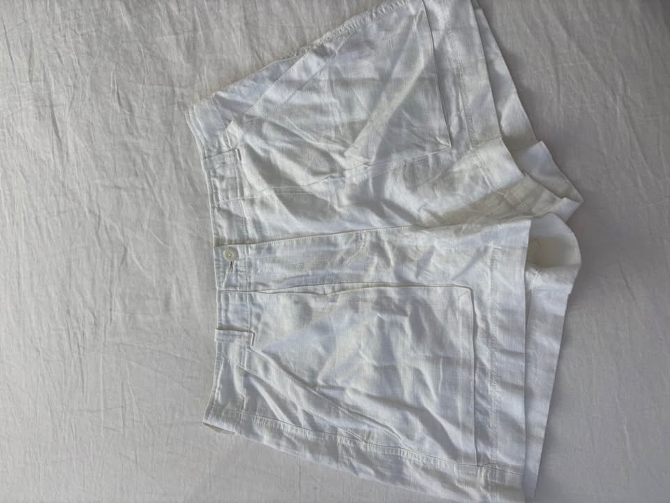 J Crew Linen Shorts - size 10 (14 aus)