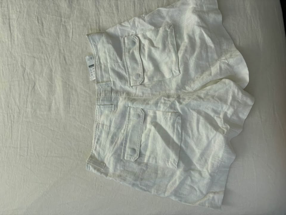 J Crew Linen Shorts - size 10 (14 aus)