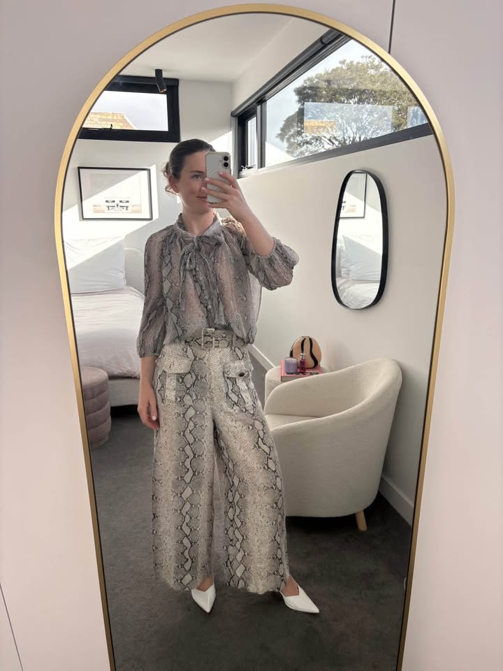 ZIMMERMANN Snakeskin Set - size 0P/1