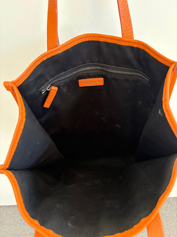 Corto X Lucy Folk Leather Tote