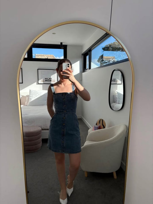 KOOKAI Denim Mini Dress - size 6