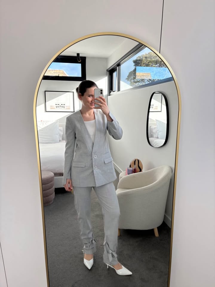 Viktoria & Woods Grey Suit Set - Size 0