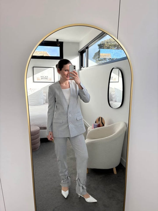 Viktoria & Woods Grey Suit Set - Size 0
