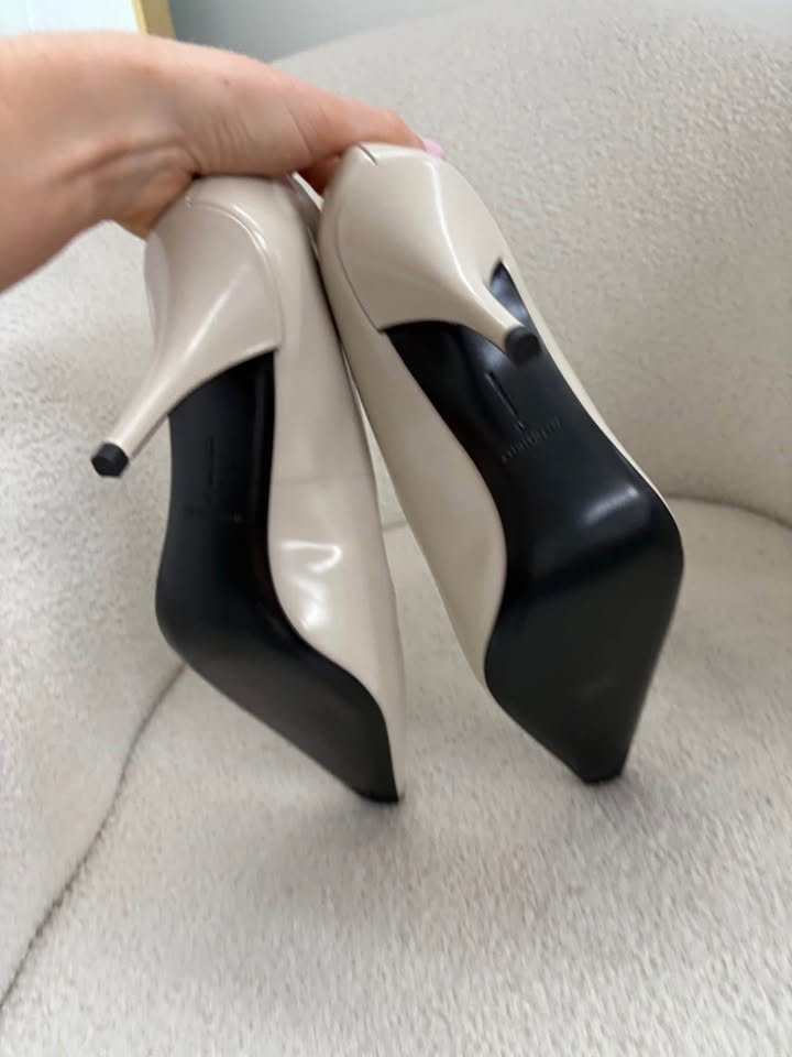 Witchery Cream Heels - Size 41