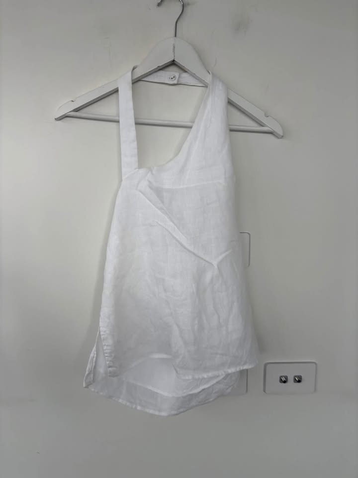 Dissh Linen Top - Size 8